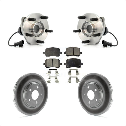 Hub Bearing Coated Brake Rotor Pad Front Kit For Chevrolet Malibu HHR Pontiac G6