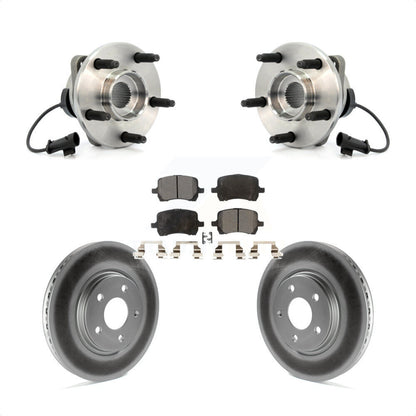 Hub Bearing Coat Brake Rotor Pads Front Kit For Chevrolet Malibu Pontiac G6 Aura