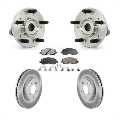 Hub Bearing Coated Disc Brake Rotor Pads Front Kit For Mitsubishi Eclipse Galant