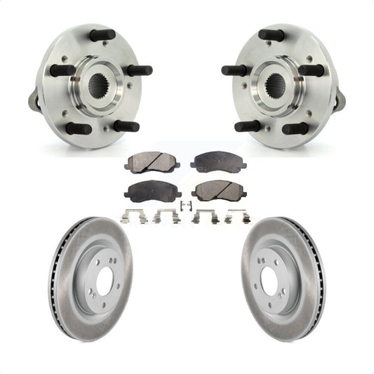 Hub Bearing Coated Disc Brake Rotor Pads Front Kit For Mitsubishi Eclipse Galant
