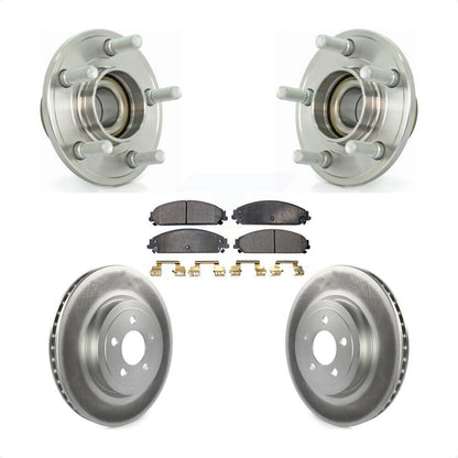 Hub Bearing Coat Brake Rotor Pad Front Kit For Dodge Chrysler 300 Charger Magnum