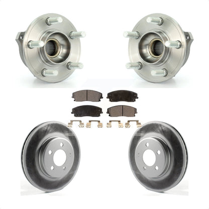 Hub Bearing Coat Brake Rotor Pad Front Kit For Dodge Charger Chrysler 300 Magnum