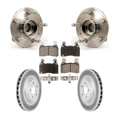Hub Bearing Assembly Coated Disc Brake Rotor Pads Front Kit For Chevrolet Camaro