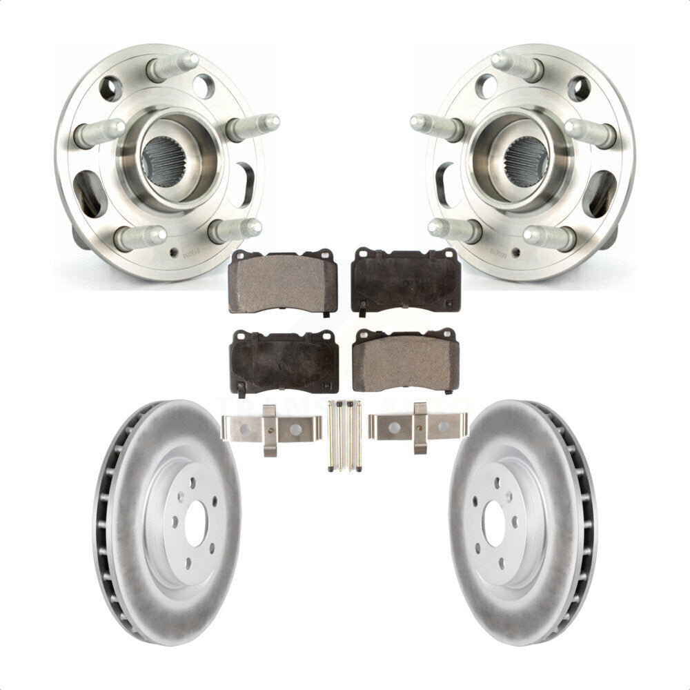 Hub Bearing Coat Brake Rotor Pads Front Kit For Buick Regal With Brembo Calipers