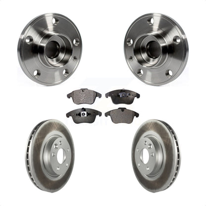 Hub Bearing Coated Disc Brake Rotor Pad Front Kit For Volvo XC70 S60 V60 S80 V70