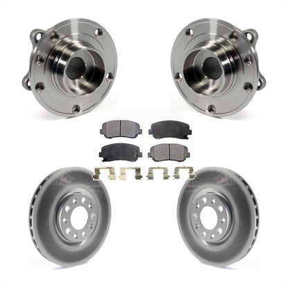 Hub Bearing Assembly Coat Brake Rotor Pads Front Kit For Chrysler 200 Dodge Dart