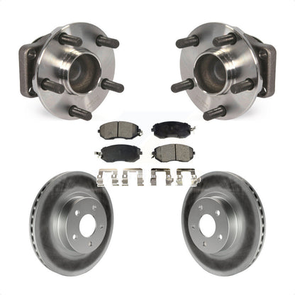 Hub Bearing Coated Brake Rotor Pad Front Kit For 2013-2016 Scion FR-S Subaru BRZ