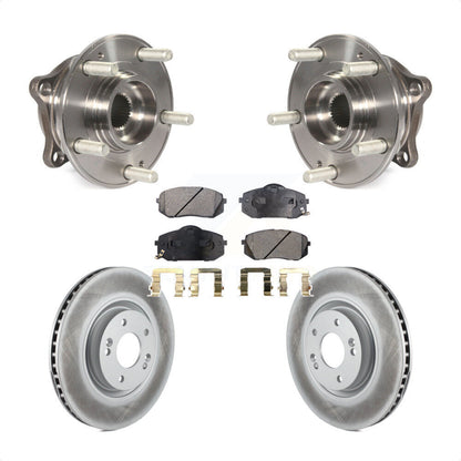 Hub Bearing Coat Brake Rotor Pad Front Kit For Hyundai Tucson Sonata Kia Cadenza