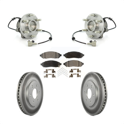 Hub Bearing Coated Brake Rotor Pads Front Kit For Nissan Frontier Suzuki Equator