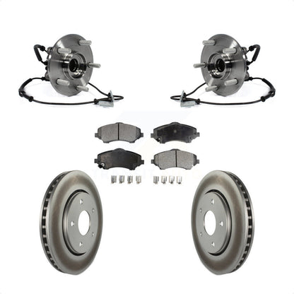 Hub Bearing Coat Brake Rotor Pad Front Kit For Dodge Grand Caravan Chrysler Town