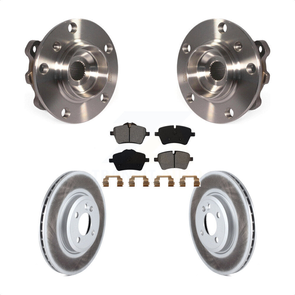Hub Bearing Assembly Coated Brake Rotor Pad Front Kit For Mini Cooper Countryman