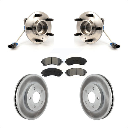 Hub Bearing Coated Brake Rotor Pads Front Kit For Buick Rendezvous Pontiac Aztek
