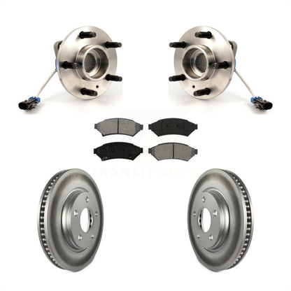 Hub Bearing Coat Brake Rotor Pad Front Kit For Buick Pontiac LaCrosse Grand Prix