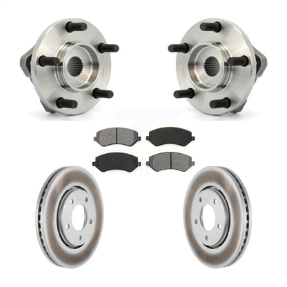 Hub Bearing Coat Brake Rotor Pad Front Kit For Dodge Caravan Grand Chrysler Town