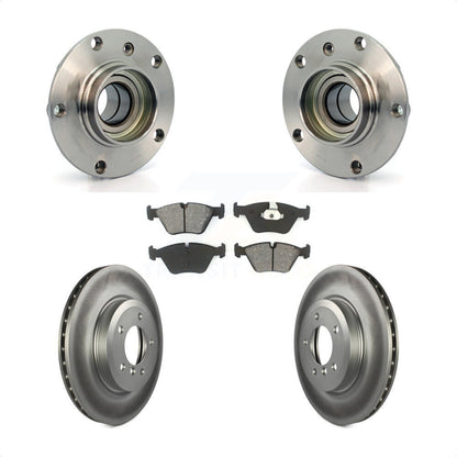 Hub Bearing Assembly Coated Disc Brake Rotor Pad Front Kit For BMW 330Ci Z4 330i
