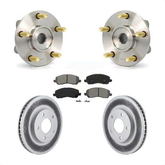 Hub Bearing Coat Brake Rotor Pad Front Kit For Chrysler Sebring Mitsubishi Dodge