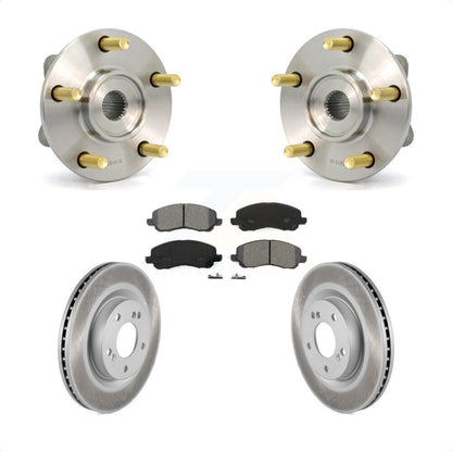 Hub Bearing Coat Brake Rotor Pad Front Kit For 06 Mitsubishi Eclipse To 10 31 05
