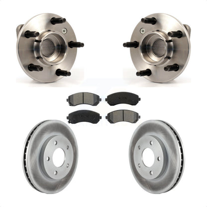 Hub Bearing Coated Brake Rotor Pads Front Kit For Buick Rendezvous Pontiac Aztek