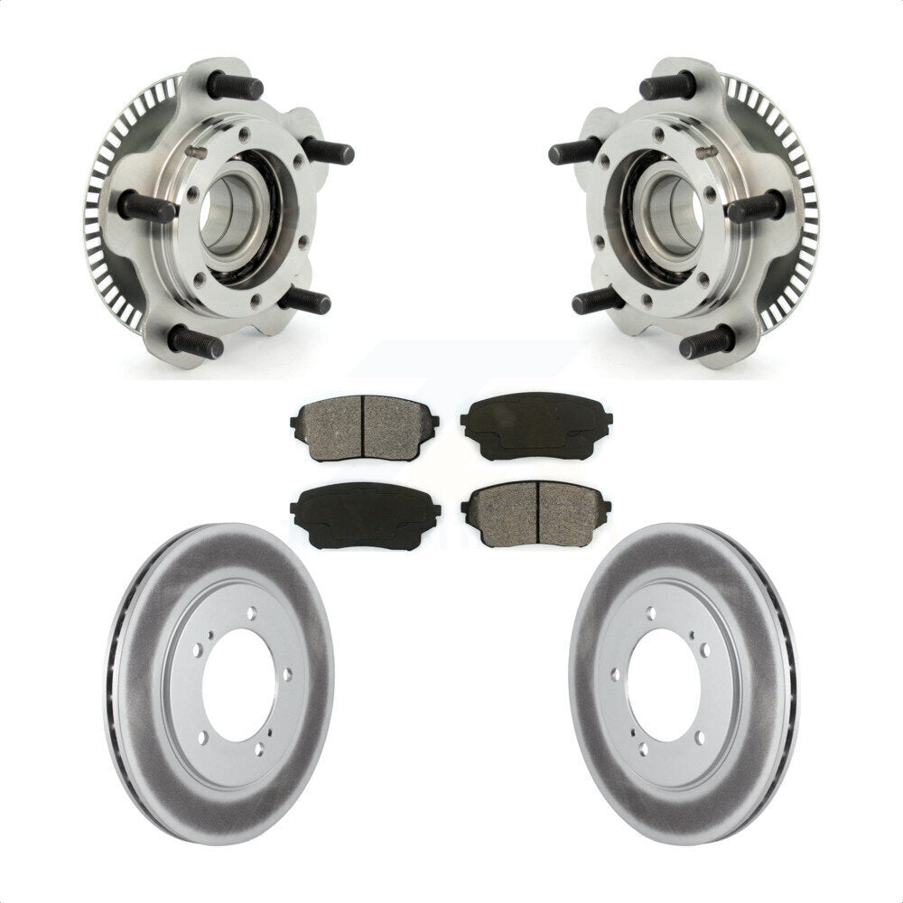 Hub Bearing Assembly Coat Brake Rotor Pad Front Kit For Suzuki XL-7 Grand Vitara