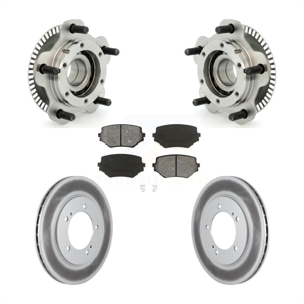 Hub Bearing Assembly Coat Brake Rotor Pad Front Kit For Suzuki Grand Vitara XL-7