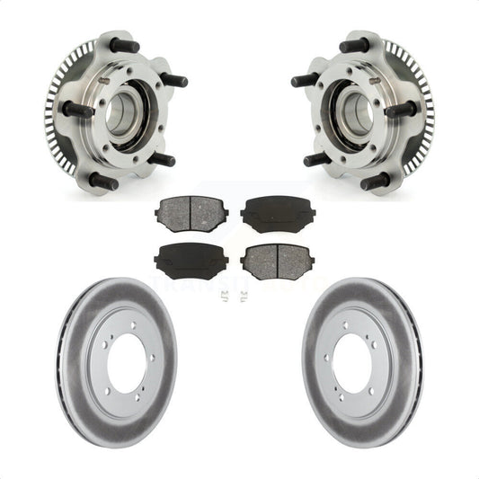 Hub Bearing Assembly Coat Brake Rotor Pad Front Kit For Suzuki Grand Vitara XL-7