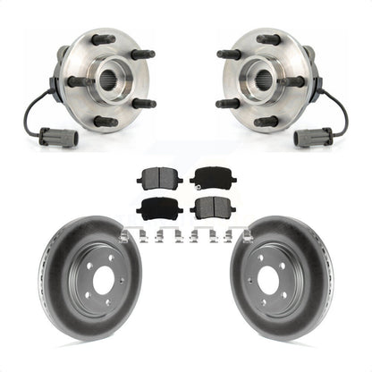 Hub Bearing Coated Brake Rotor And Pad Front Kit For Chevrolet Cobalt Saturn Ion