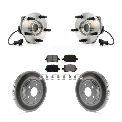 Hub Bearing Coated Brake Rotor Pad Front Kit For Chevrolet Malibu HHR Pontiac G6