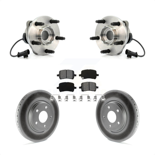 Hub Bearing Coated Brake Rotor Pad Front Kit For Chevrolet Malibu HHR Pontiac G6