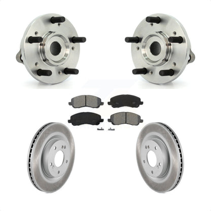 Hub Bearing Coated Disc Brake Rotor Pads Front Kit For Mitsubishi Eclipse Galant