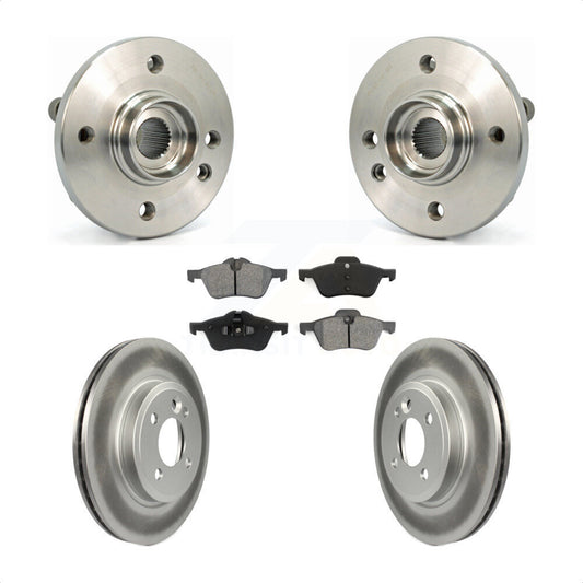 Hub Bearing Assembly Coated Disc Brake Rotors And Pads Front Kit For Mini Cooper