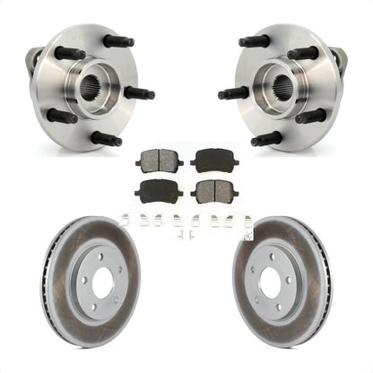 Hub Bearing Assembly Coated Disc Brake Rotor And Pad Front Kit For Chevrolet HHR
