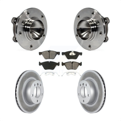 Hub Bearing Assembly Coat Brake Rotor Pads Front Kit For BMW 128i 328i 323i 325i