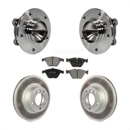 Hub Bearing Assembly Coated Disc Brake Rotor Pads Front Kit For BMW 323i 328i X1