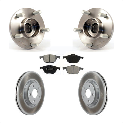 Hub Bearing Assembly Coated Brake Rotor Pads Front Kit For Volvo S40 C30 V50 C70