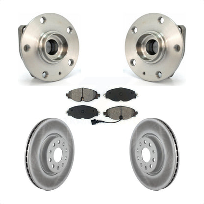 Hub Bearing Assembly Coat Brake Rotor Pad Front Kit For Volkswagen Golf Alltrack
