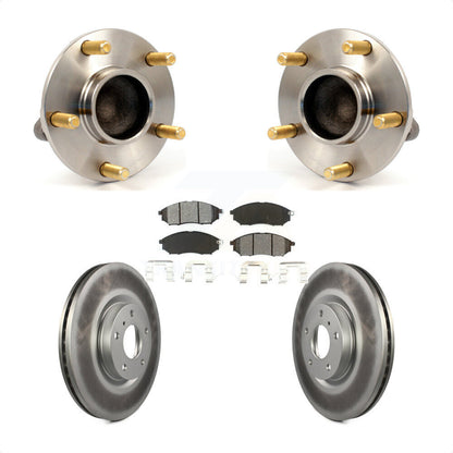 Hub Bearing Assembly Coat Brake Rotor Pad Front Kit For INFINITI G35 Nissan 350Z