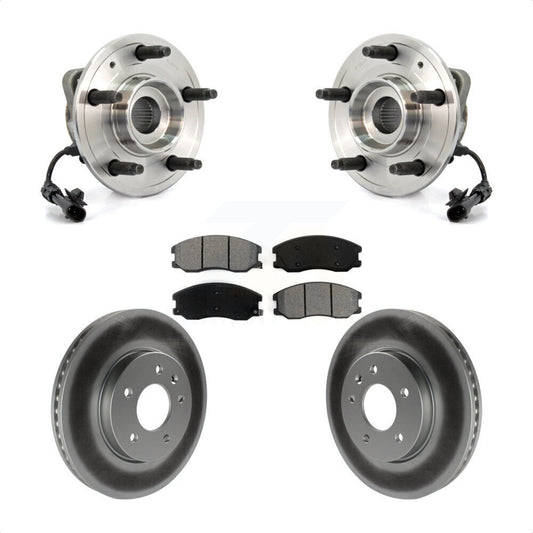 Hub Bearing Coat Brake Rotor Pad Front Kit For Chevrolet Equinox Pontiac Torrent