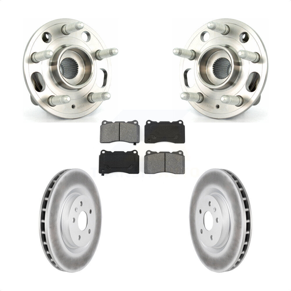 Hub Bearing Coat Brake Rotor Pads Front Kit For Buick Regal With Brembo Calipers