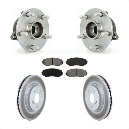 Hub Bearing Coated Brake Rotor & Pad Front Kit For 2006-2013 Suzuki Grand Vitara