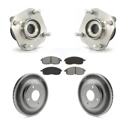 Hub Bearing Assembly Coated Disc Brake Rotor And Pad Front Kit For Nissan Sentra