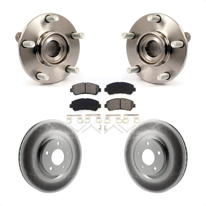 Hub Bearing Assembly Coated Disc Brake Rotor And Pad Front Kit For Nissan Sentra