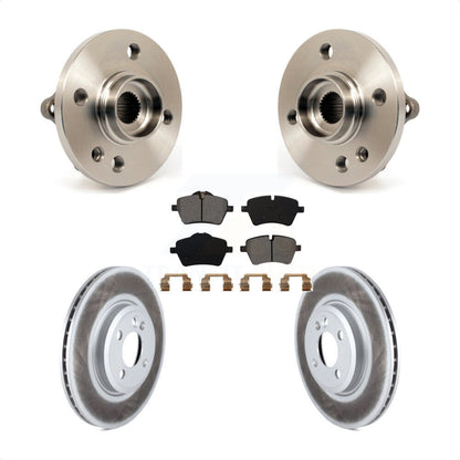 Hub Bearing Assembly Coated Disc Brake Rotors And Pads Front Kit For Mini Cooper