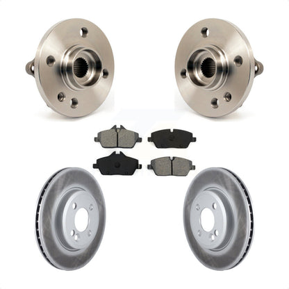 Hub Bearing Assembly Coated Disc Brake Rotors And Pads Front Kit For Mini Cooper
