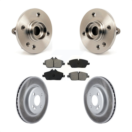 Hub Bearing Assembly Coated Disc Brake Rotors And Pads Front Kit For Mini Cooper