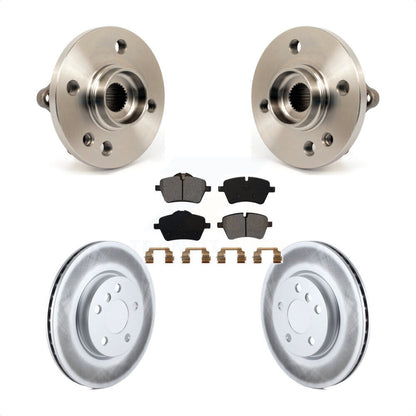 Hub Bearing Coated Disc Brake Rotor Pad Front Kit For 2014-2015 Mini Cooper 1.6L