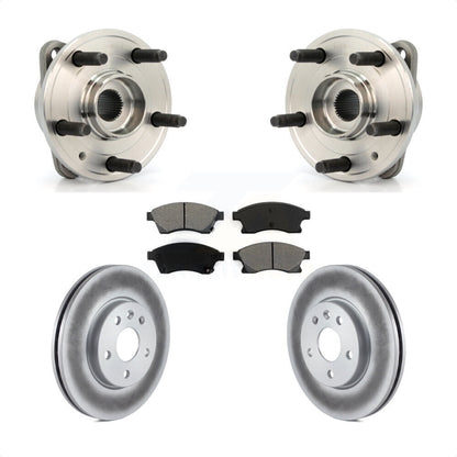 Hub Bearing Assembly Coat Brake Rotor Pads Front Kit For Chevrolet Cruze Limited