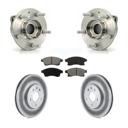 Hub Bearing Coat Brake Rotor Pads Front Kit For 14-15 Chevrolet Cruze GAS engine