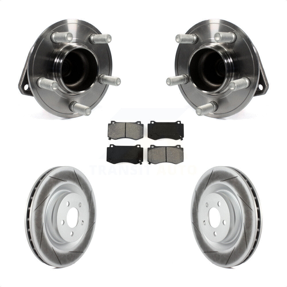 Hub Bearing Coat Brake Rotor Pad Front Kit For Dodge Charger Challenger Chrysler