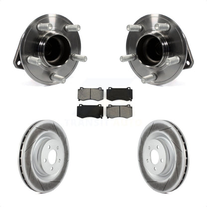 Hub Bearing Coat Brake Rotor Pad Front Kit For Dodge Charger Challenger Chrysler