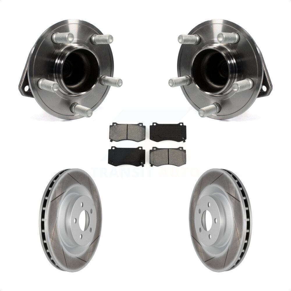 Hub Bearing Coat Brake Rotor Pad Front Kit For Dodge Charger Challenger Chrysler